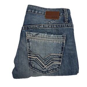 Buckle Blue Straight Men's Jeans